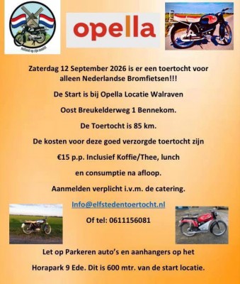 2026-09-12 Zaterdag 12 september tourtocht voor alleen Nederlanse bromfietsen Bennekom.jpg